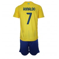 Dětský Fotbalový dres Al-Nassr Cristiano Ronaldo #7 2023-24 Domácí Krátký Rukáv (+ trenýrky)
